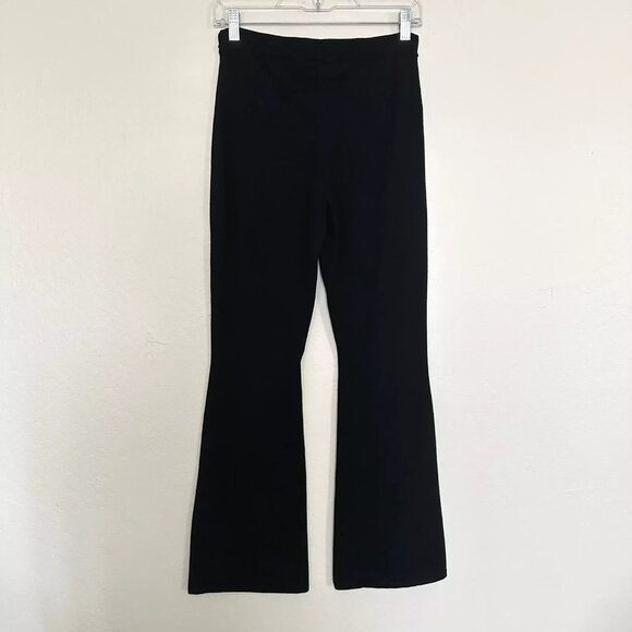 Aritzia Sunday Best Black High Waist Pull-On Flare Pants Medium Stretch Knit - Picture 4 of 7